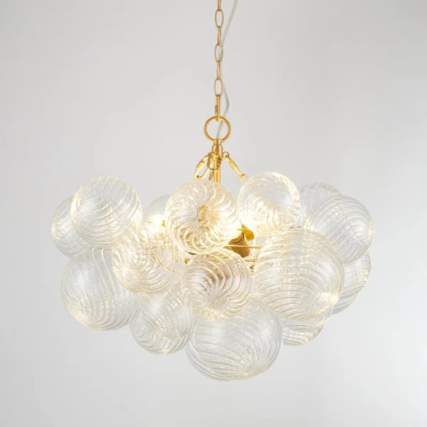 Yav 3 - Light Dimmable Modern Glass Chandelier | Wayfair North America