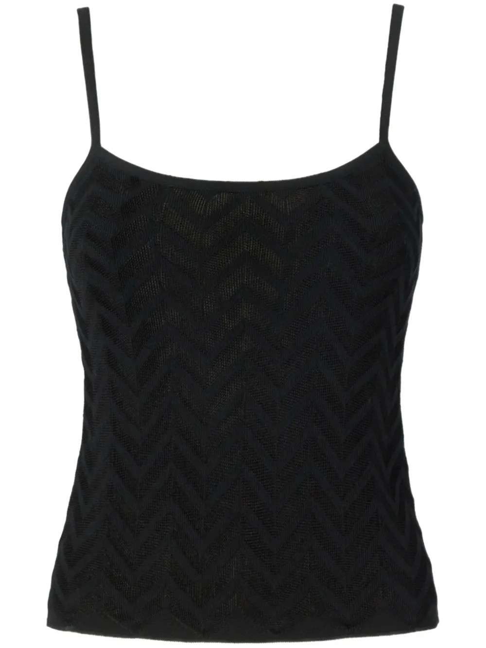 Missoni zigzag-woven Vest | Black | FARFETCH | Farfetch Global