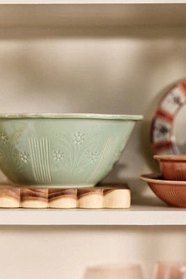 Aster Portuguese Stoneware Serve Bowl | Anthropologie (US)