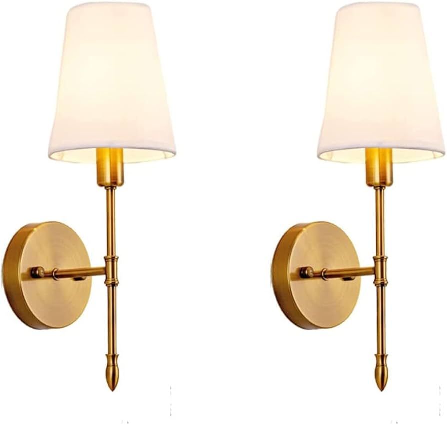 DCOC Wall Sconces Battery Operated Light Dimmable Sconce Fixtures Set Of 2，with Remote Control ... | Amazon (UK)