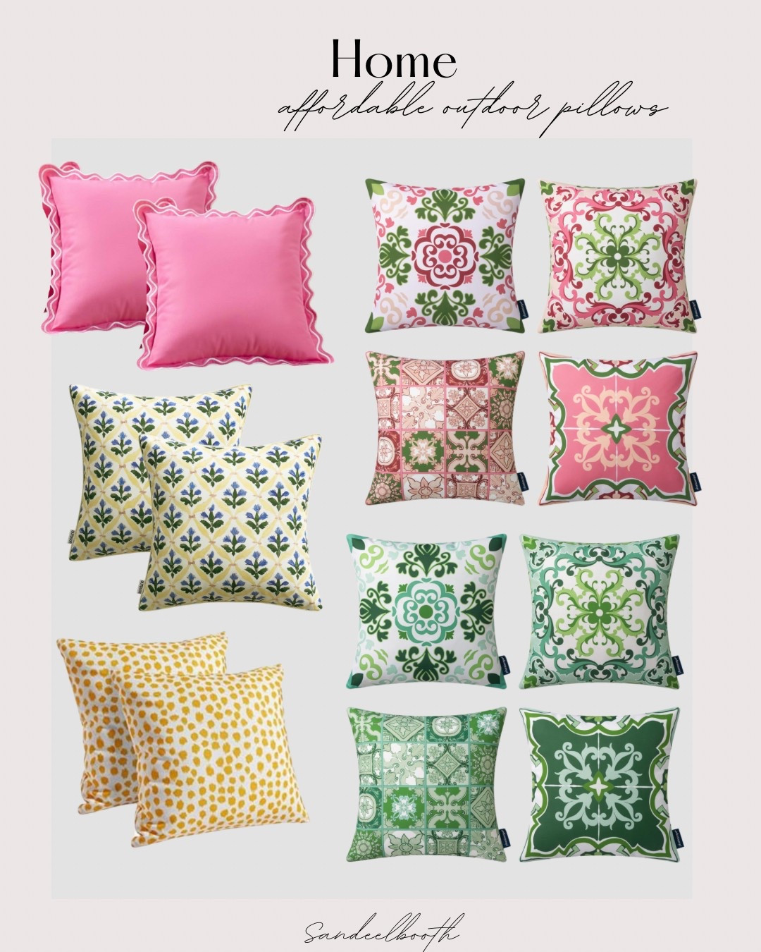 Budget friendly patio decor ✨ Outdoor pillow covers under $30 🩷

#LTKFindsUnder50 #LTKHome #LTKStyleTip