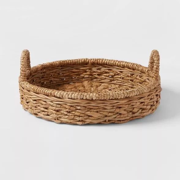 Chunky Seagrass Woven Serving Tray … curated on LTK
