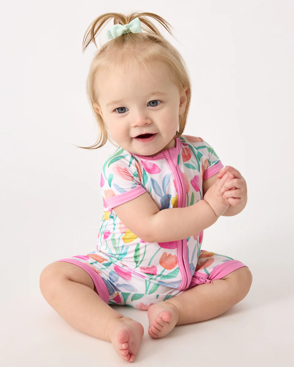 Garden Hop Shorty Zippy | Little Sleepies