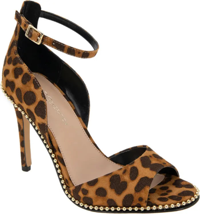 Jessika Snake Embossed Ankle Strap Sandal (Women) | Nordstrom