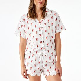Block Print Short Pajama Set | Mark and Graham