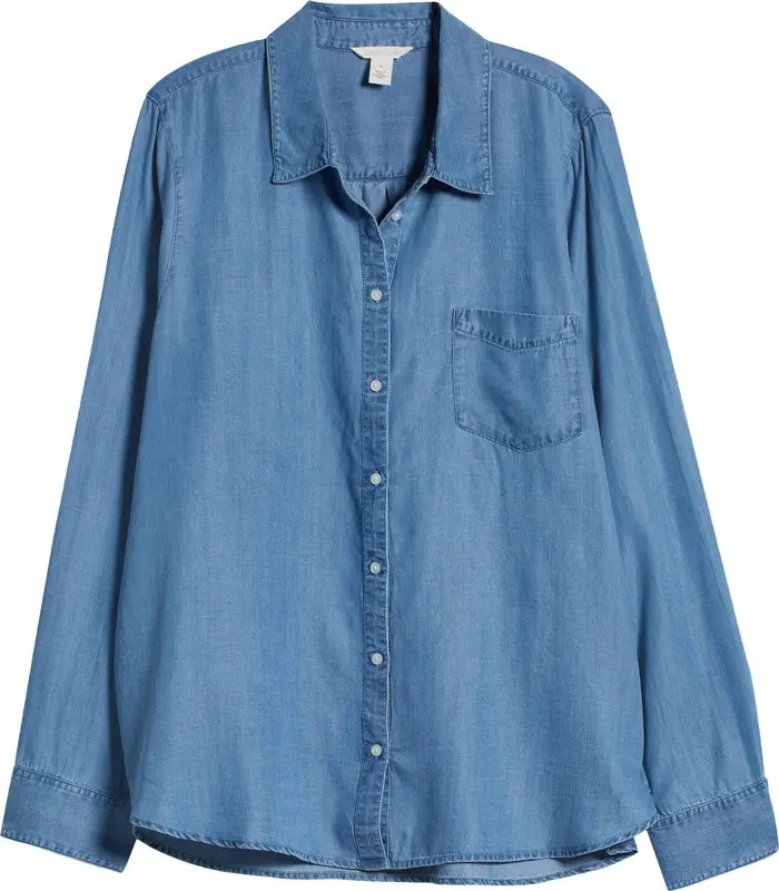 Chambray Button-Up Shirt | Nordstrom