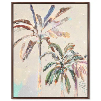 Oliver Gal Michaela Nessim - Inevitable Joy Noon II Floral and Botanical - Diamond Dust Framed Canvas Art | Wayfair North America