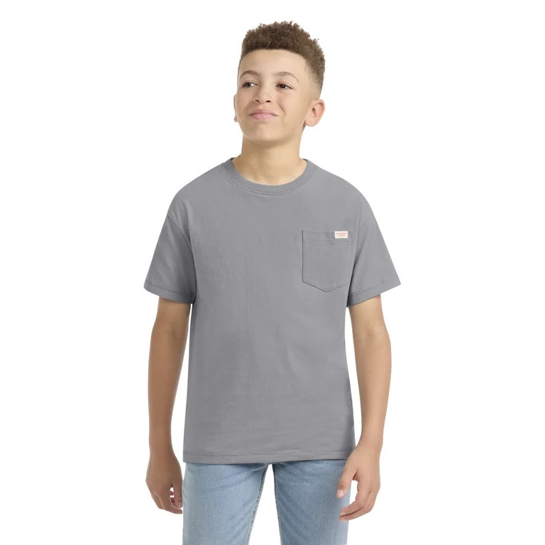 Levi Strauss Signature Boys Short Sleeve Pocket Tee, Sizes 4-18 | Walmart (US)