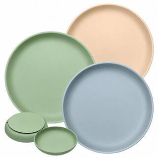 3-Pack Silicone Toddler Plates with Strong Suction Base, 7.1 in. Non-Toxic Baby Dinner Plates for Kids | The Home Depot