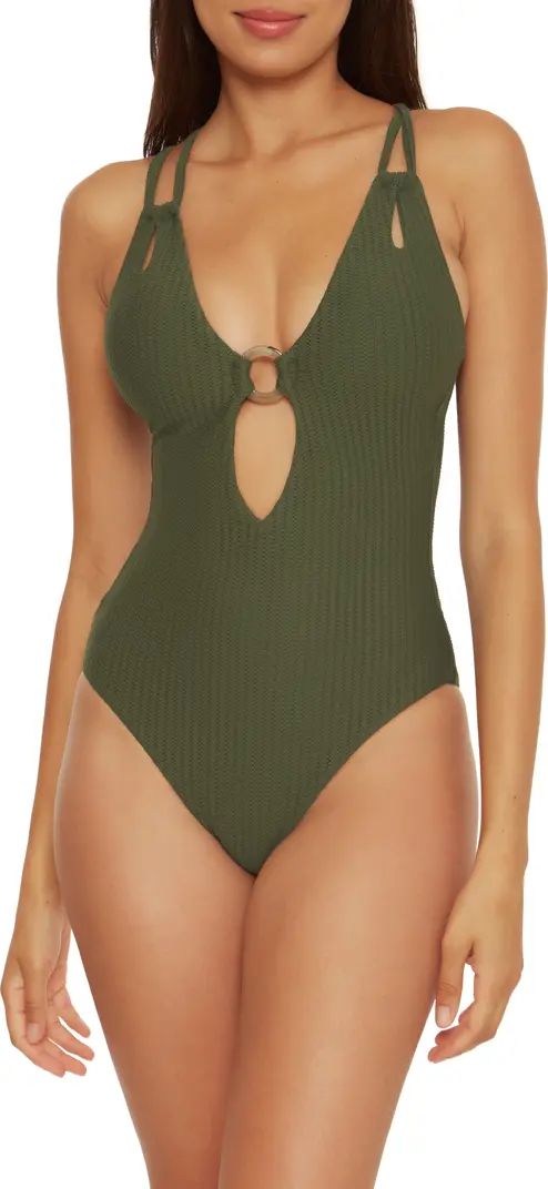 Line N Sand Cutout One-Piece Swimsuit | Nordstrom