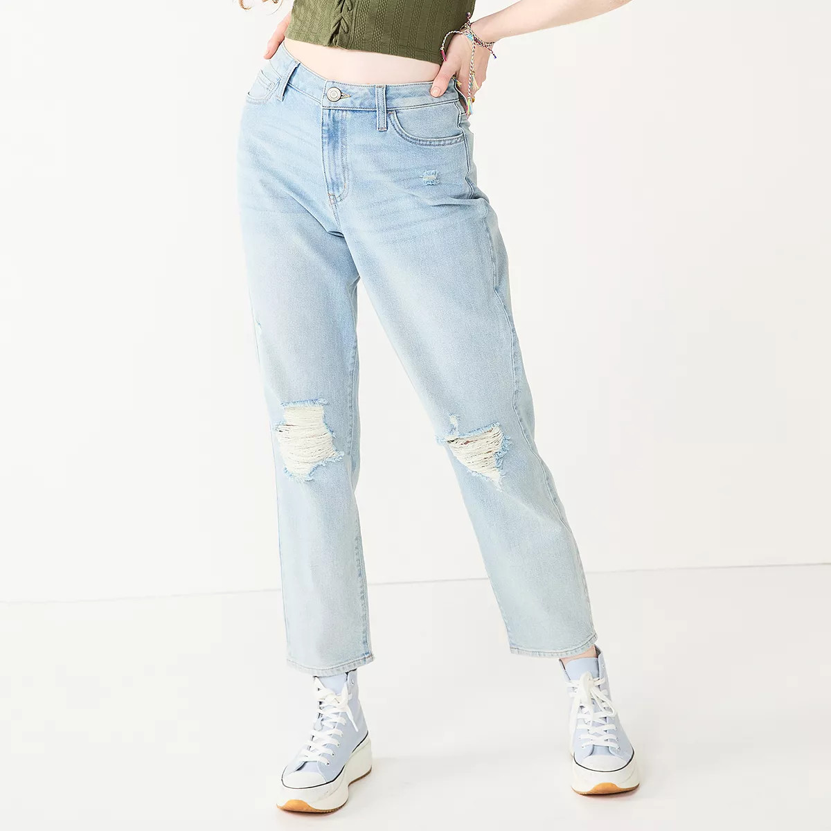 Juniors' SO® Vintage Mom Jeans | Kohl's