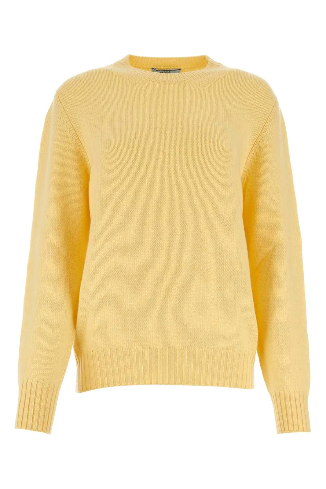 Prada Long-Sleeved Crewneck Knitted Jumper | Cettire Global