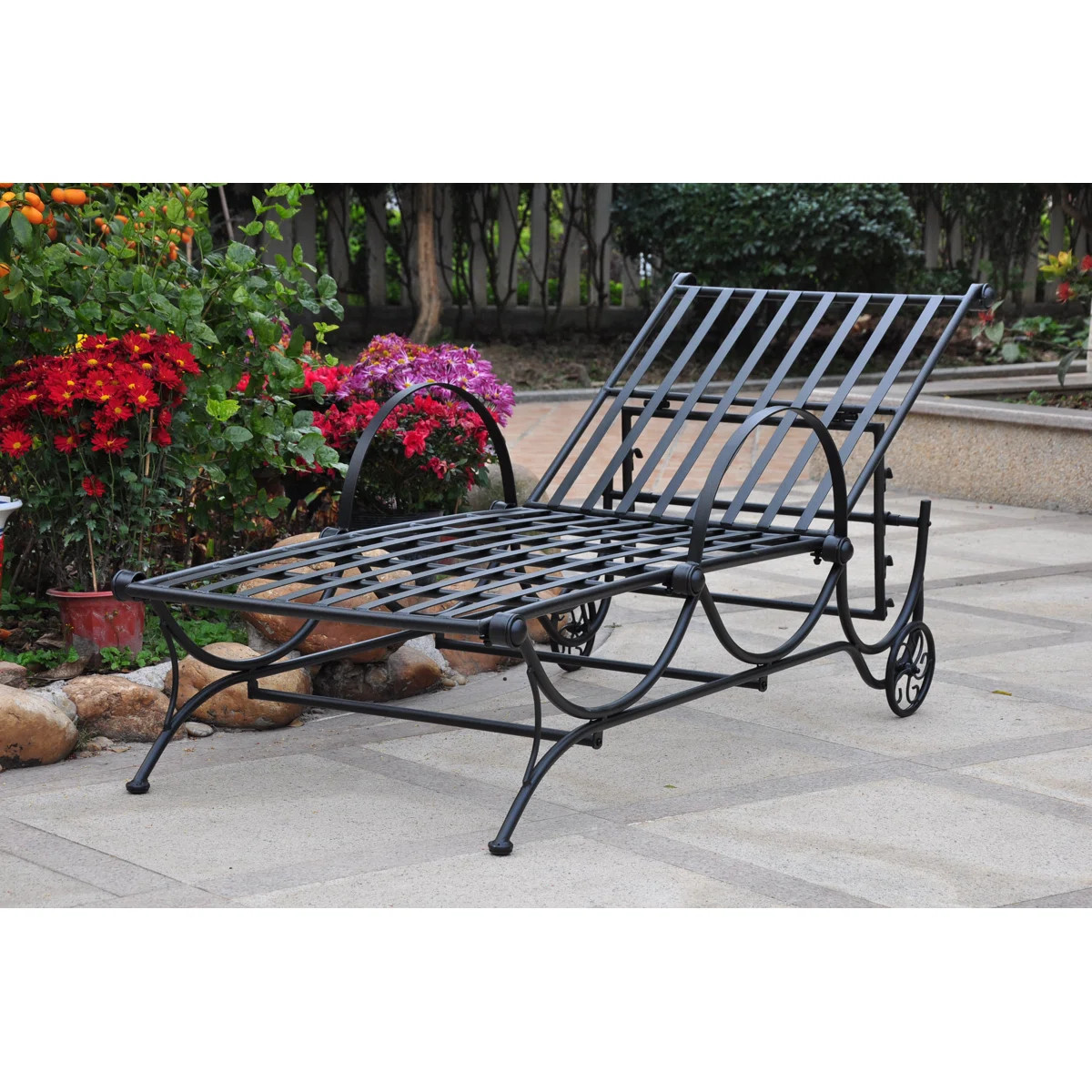 Nocona Outdoor Metal Chaise Lounge | Wayfair North America
