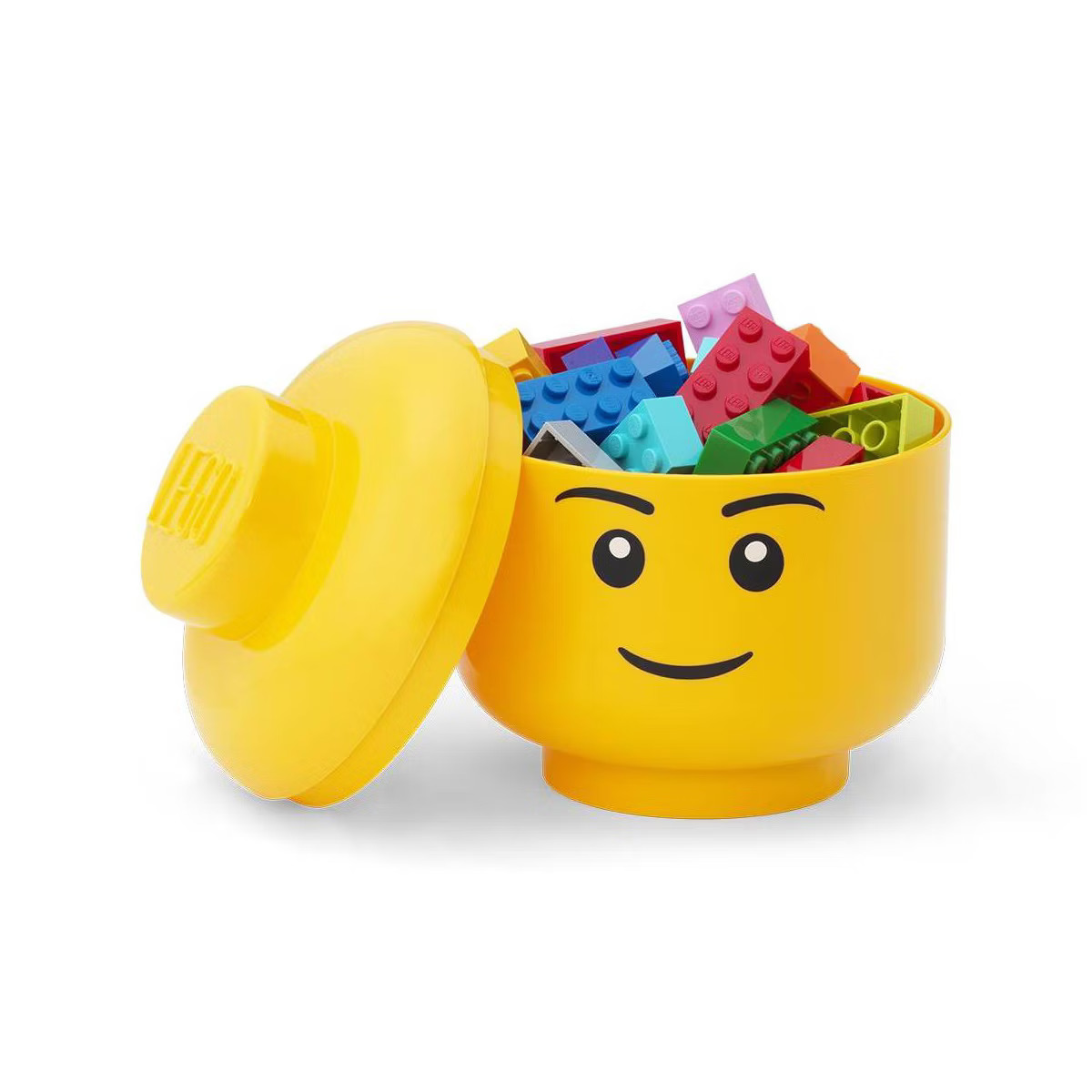 LEGO Storage Head Mini - Boy: Creativity Building Accessory from Polypropylene | Target