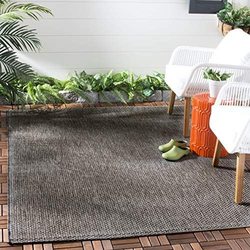 SAFAVIEH Courtyard Collection 2'7" x 5' Black/Beige CY8521 Indoor/ Outdoor Waterproof Easy Cleani... | Amazon (US)