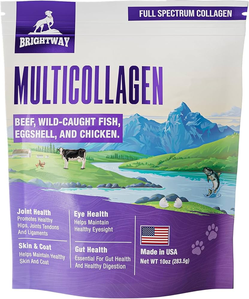 Multi-Collagen Peptide Daily Liquid Collagen for Dogs, Dog Collagen, Eggshell Powder Membrane for... | Amazon (US)