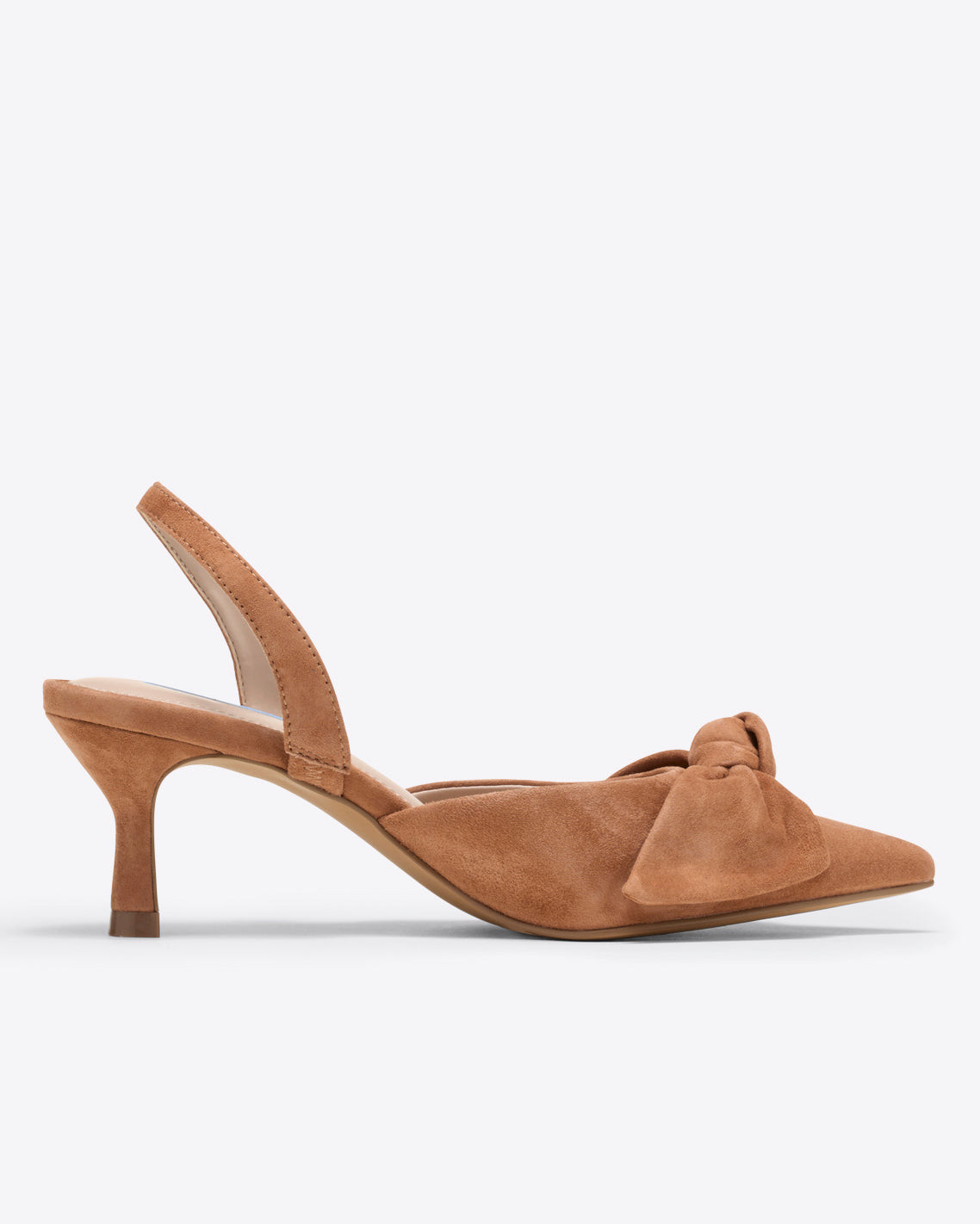 Tess Slingbacks in Cognac Suede | Draper James (US)