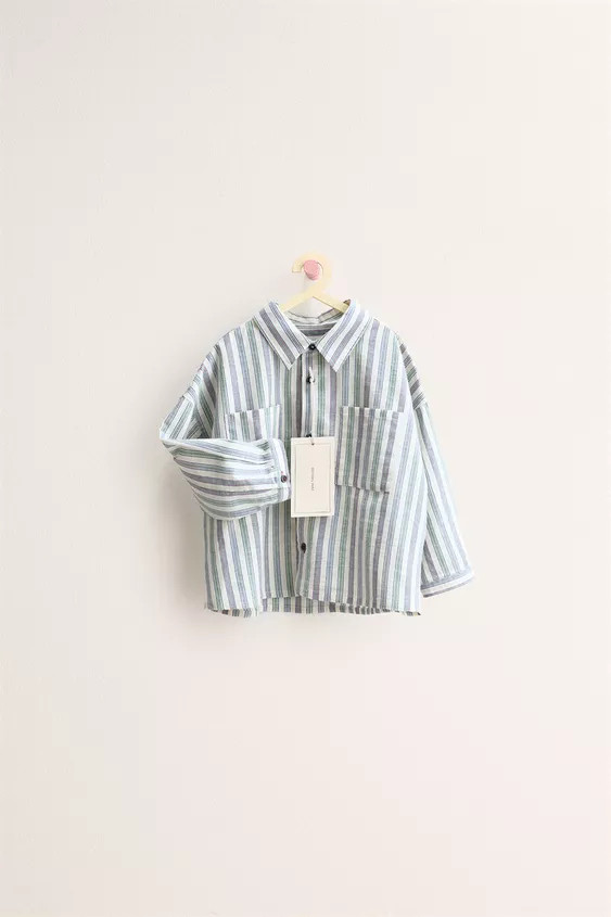 ZARA TIMELESS - STRIPED POCKET SHIRT | Zara US