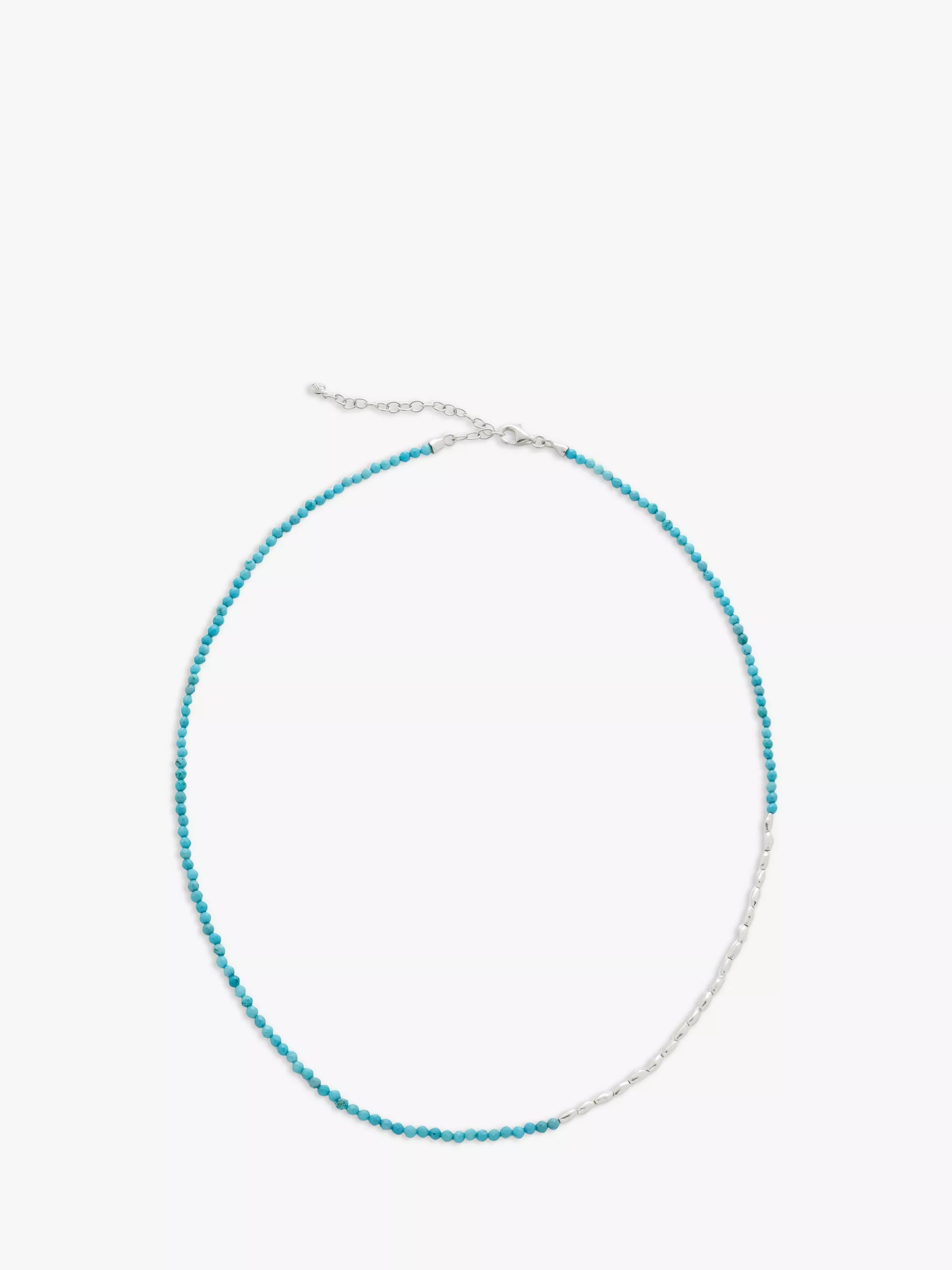 Monica Vinader Mini Nugget Gemstone Beaded Necklace | John Lewis (UK)