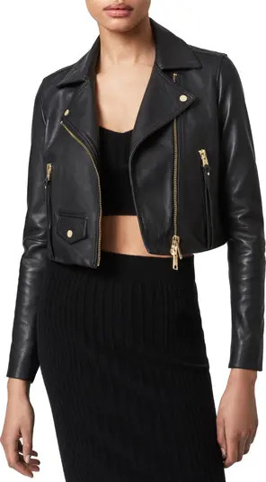 Elora Leather Biker Jacket | Nordstrom