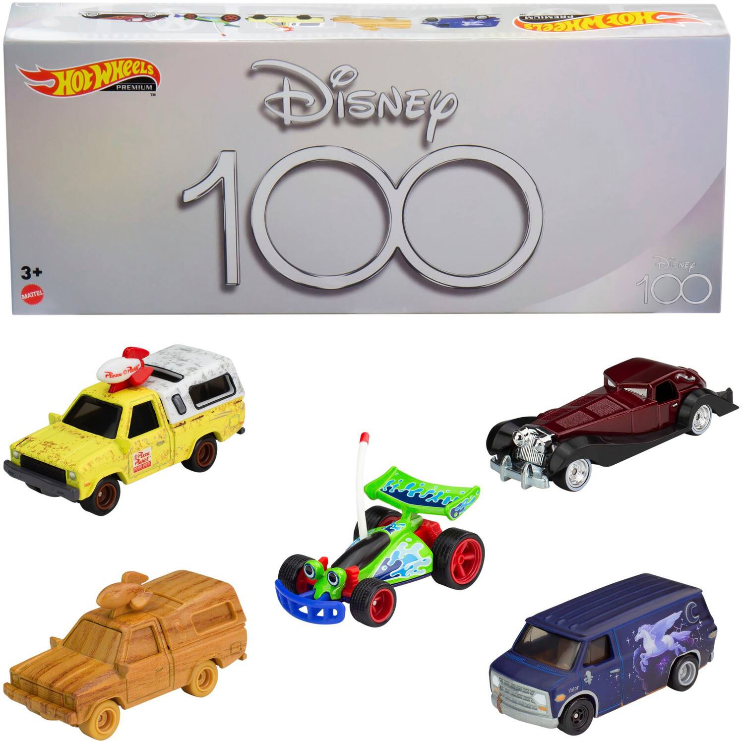 Hot Wheels Disney 100th Anniversary Themed Car 5-Pack Multi HKF06 - Best Buy | Best Buy U.S.