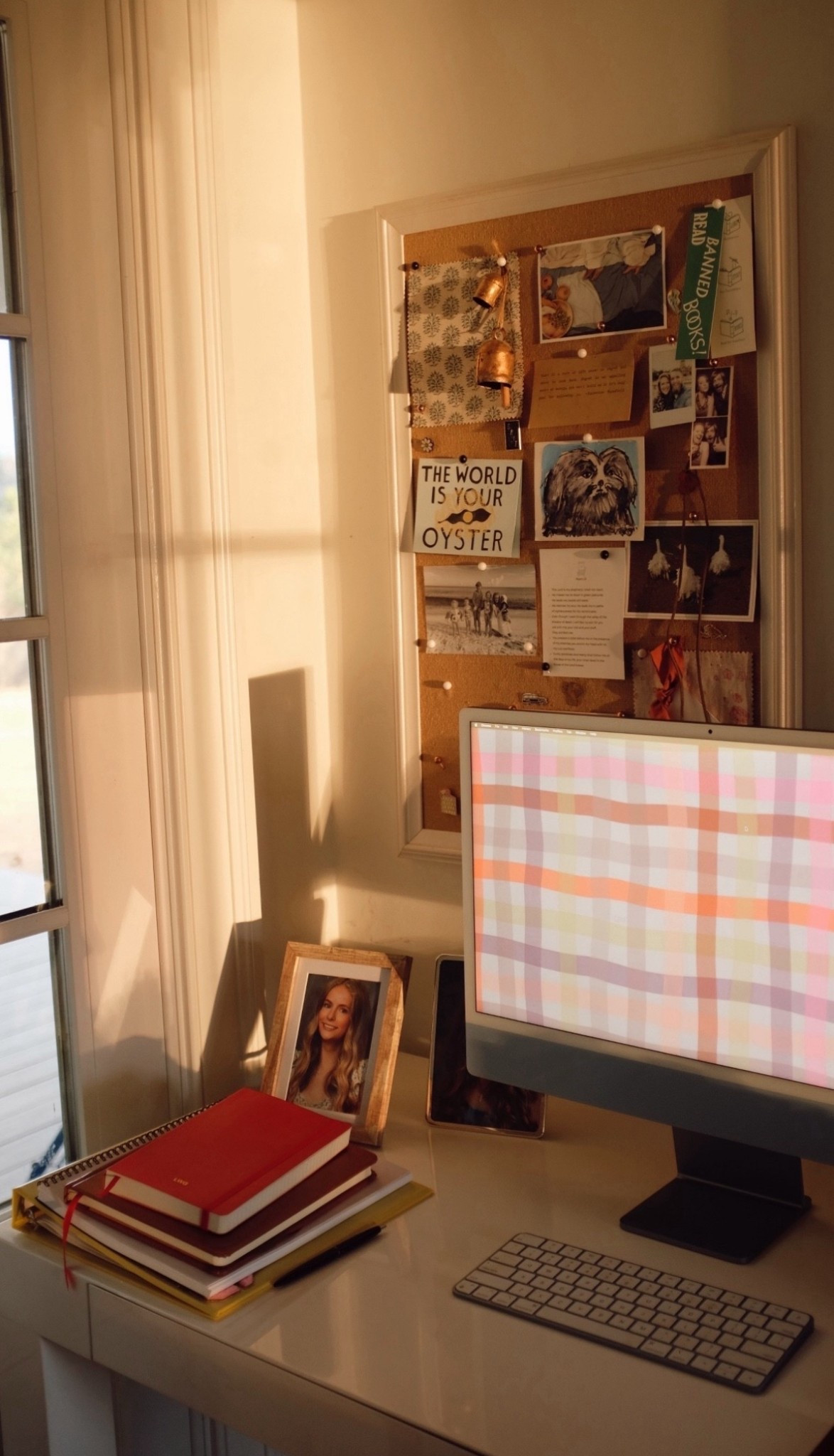 inspiration board for the new year in my office nook 

#LTKOver40 #LTKHome #LTKFindsUnder50