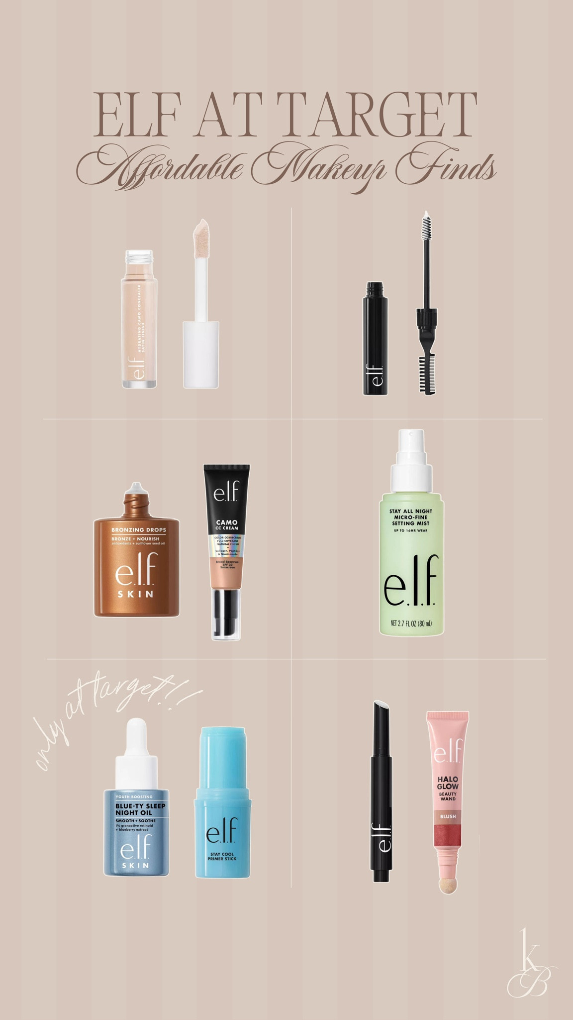 My favorite Elf makeup from target🤍 #makeup #beauty 

#LTKStyleTip #LTKBeauty