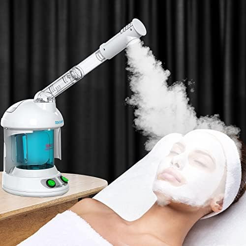 Facial Steamer - DENFANY Nano Ionic Face Steamer with Extendable 360° Rotating Arm - Portable Fa... | Amazon (US)