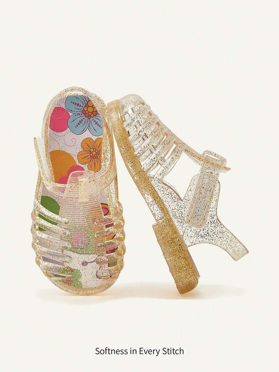 Cozy Pixies 1 Pair Fashionable Versatile Cute Princess Pink Transparent Gold Soft Comfortable Bea... | SHEIN