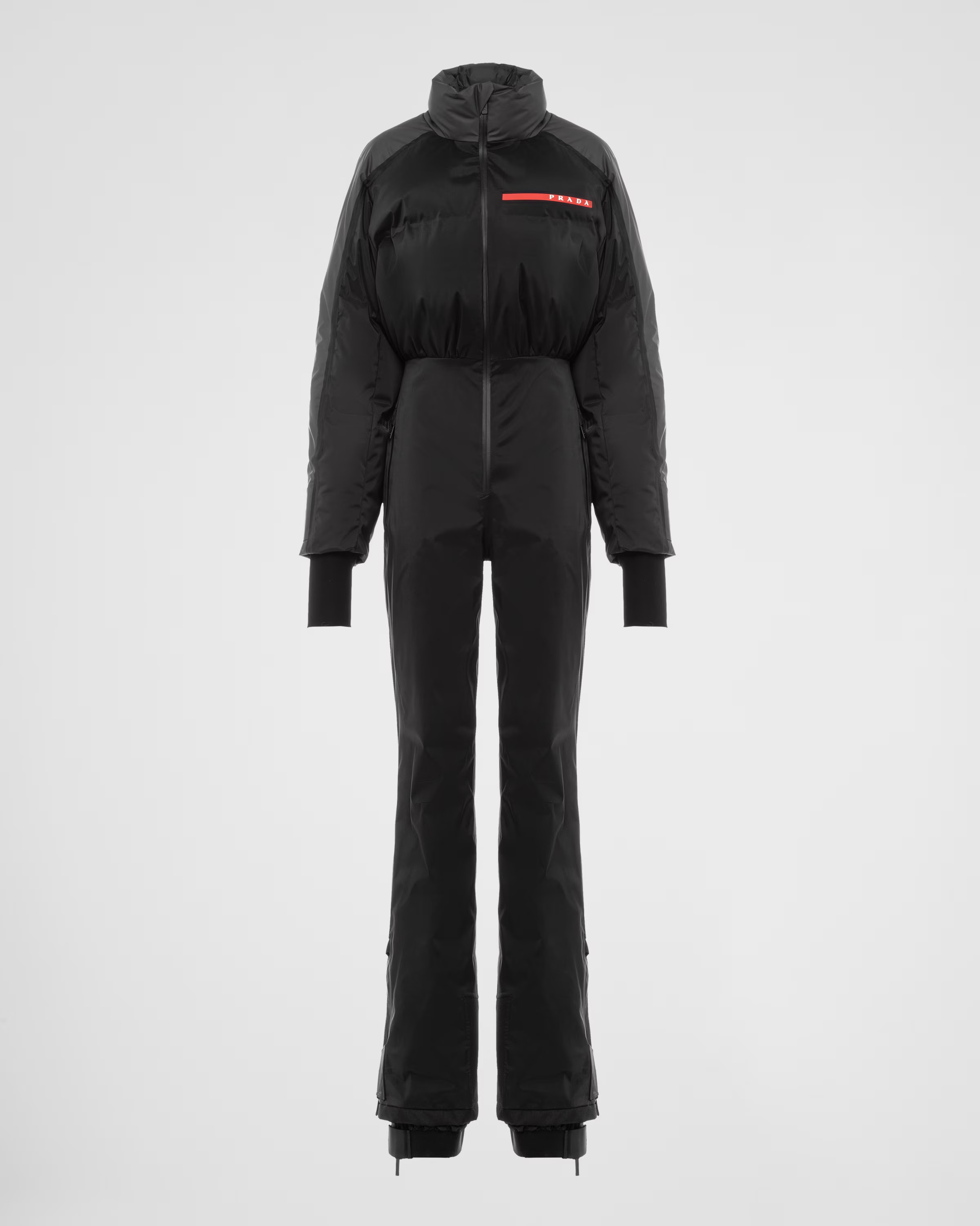 Black Extreme-tex Stretch Ski Jumpsuit | PRADA | Prada INT