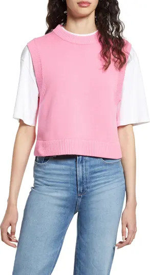 Cotton Sweater Vest | Nordstrom