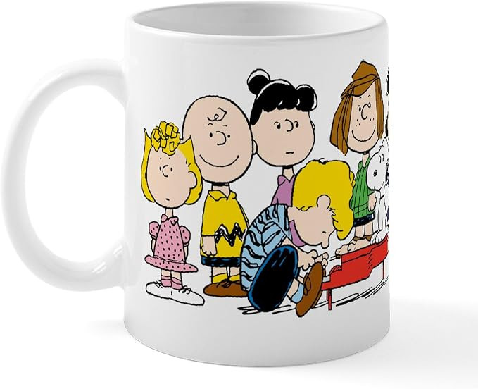 CafePress Peanuts Gang Music Mugs 11 oz (325 ml) Ceramic Coffee Mug | Amazon (US)