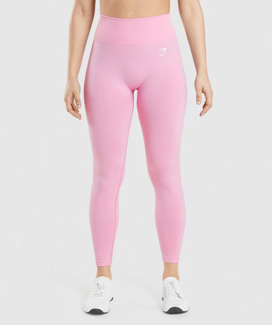 Gymshark Vital Seamless 2.0 Leggings - Sorbet Pink Marl | Gymshark US