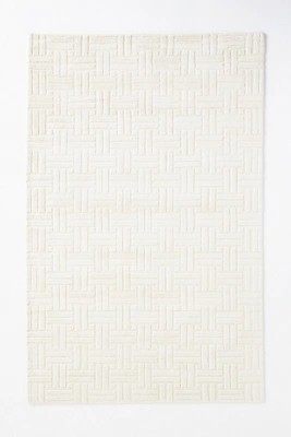 Hand-Tufted Wool Contour Rug | Anthropologie (US)