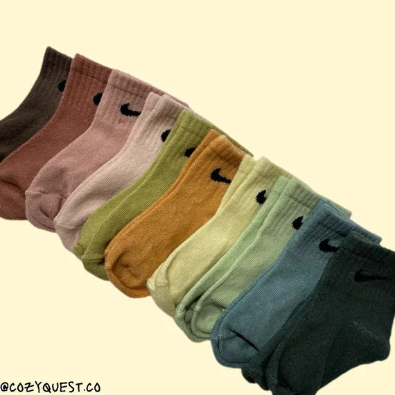 NIKE SOCKS  Toddler/youth/baby  Hand Dyed  Neutral Tones  | Etsy | Etsy (US)