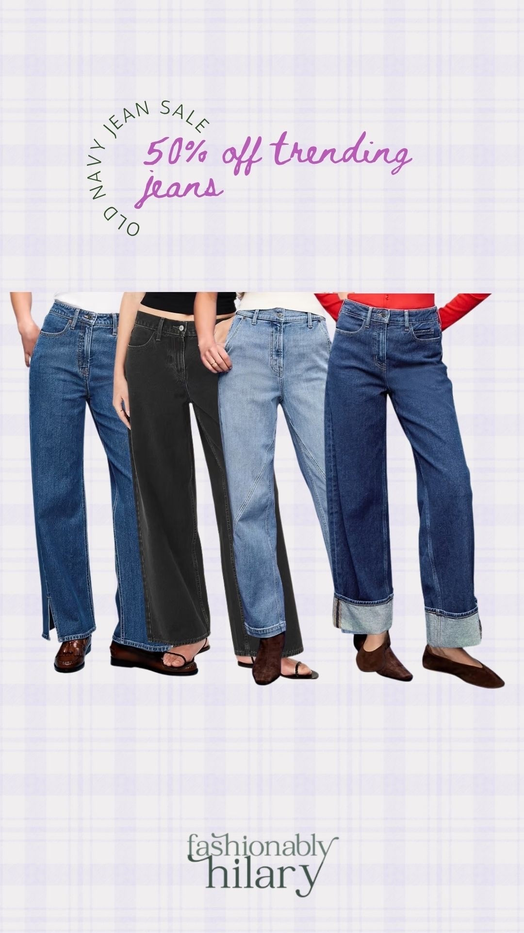 Old Navy  is getting us ready for fall with 50% off so many of their amazing genes. They have all the latest trends multiple lengths fits and these prices are amazing! I know I am stalking up on some of my favorites. ￼

#LTKSeasonal #LTKMidsize #LTKSaleAlert
