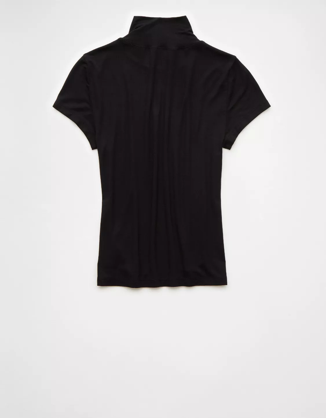 AE Soft & Sexy Cropped Mock Neck Tee | American Eagle Outfitters (US & CA)