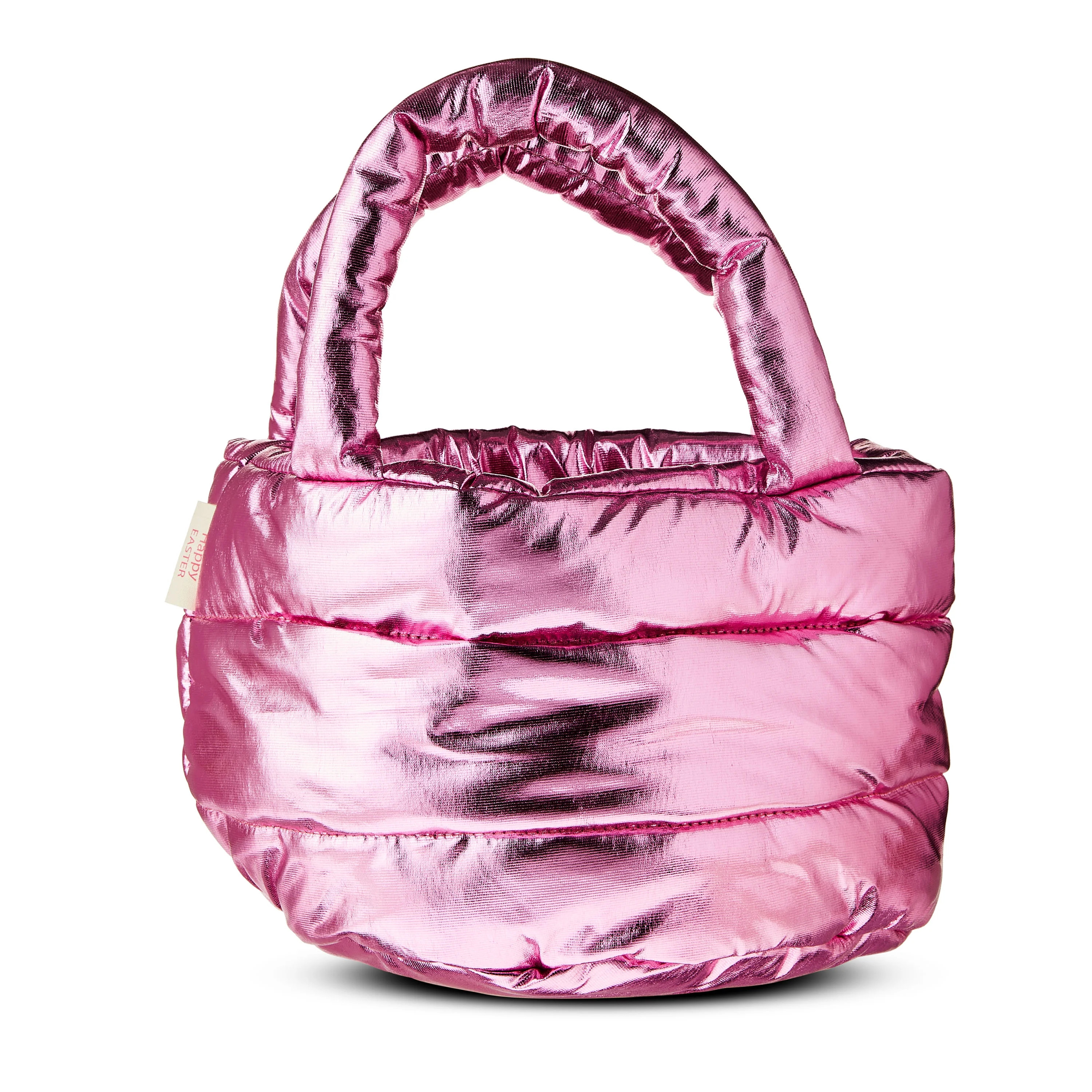 Easter Pink Metallic Fabric Basket, by Way To Celebrate | Walmart (US)