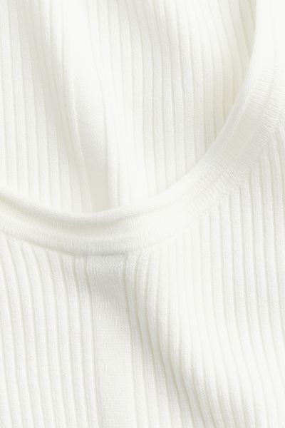 Rib-knit Low-back Top | H&M (US + CA)