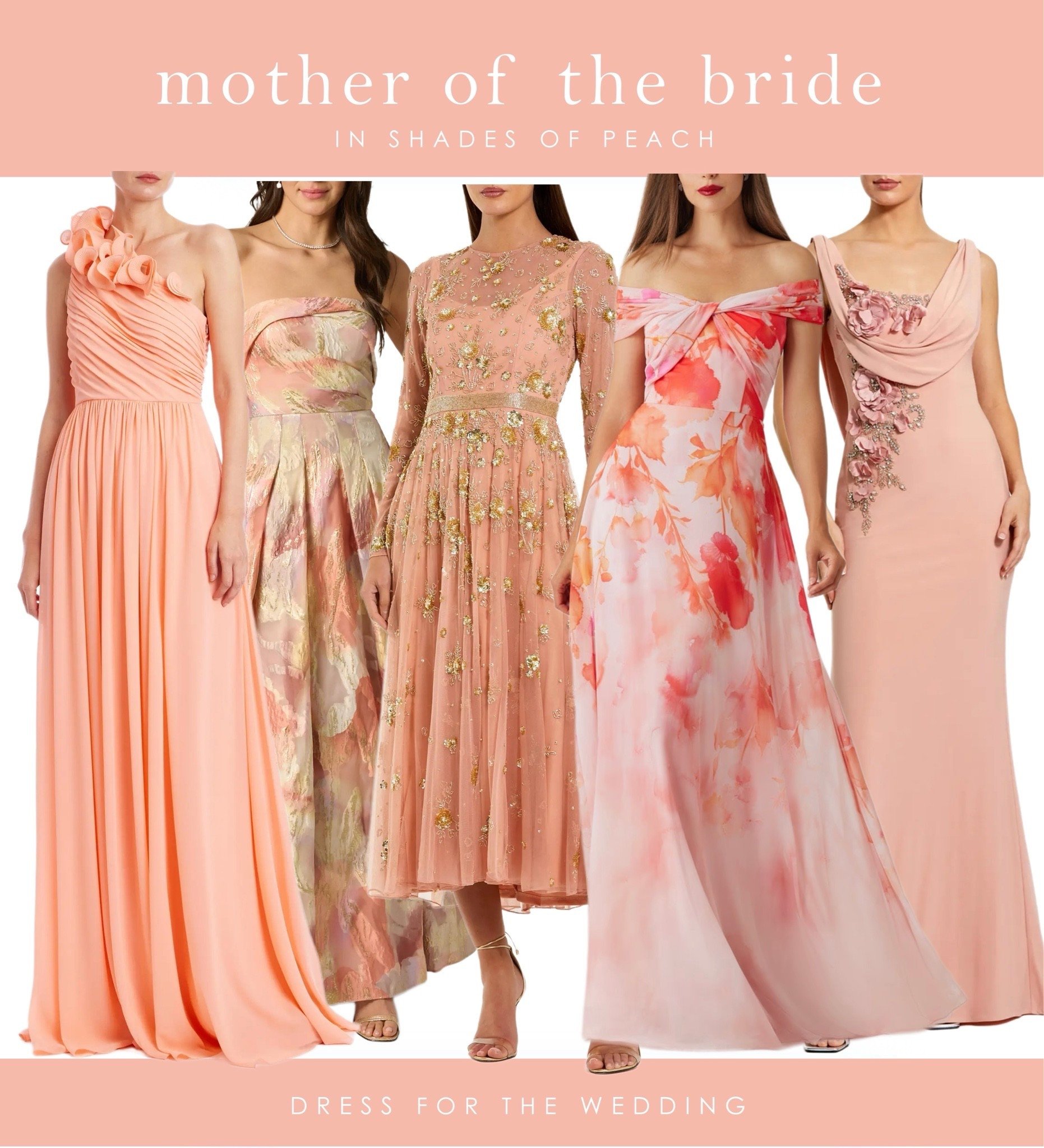 Coral and peach dresses for the Mother of the Bride or Mother of the Groom. 🧡 peach formal dresses for weddings. Fashion over 40. Style over 50. Follow Dress for the Wedding on the LIKEtoKNOW.it shopping app to get the product details for this look and more cute dresses, wedding guest dresses, wedding dresses, and bridal accessories, plus wedding decor and gift ideas!

#LTKgrwm #LTKOver40 #LTKWedding