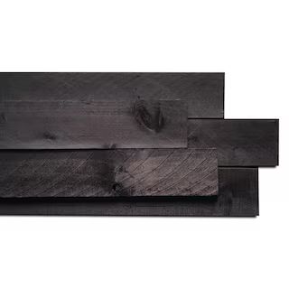 Weaber 1/2 in. x 4 in. x 4 ft. Anthracite Barn Wood Board 8-Pack 27271 - The Home Depot | The Home Depot