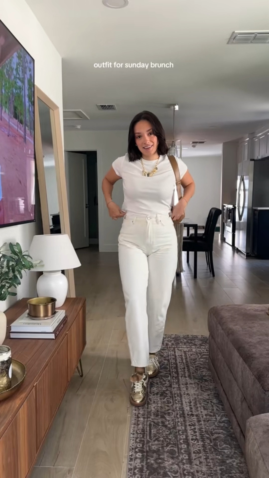 T shirt in medium and jeans in size 2 wish I would’ve gotten size 4 tho! and couldn’t find charm necklace but linked similar 

#LTKSpringSale #LTKBeauty #LTKSeasonal