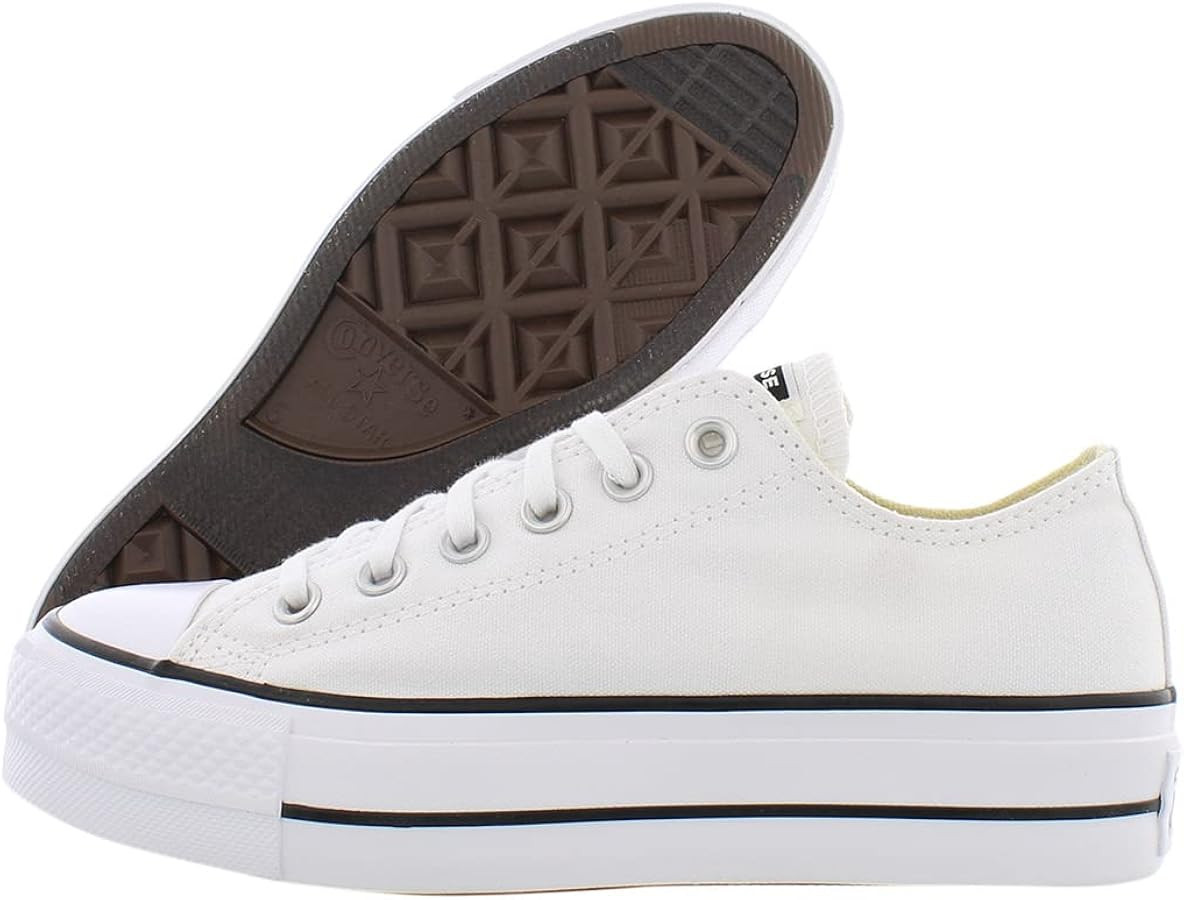 Converse Women's Chuck Taylor All Star Lift Platform Denim Fashion Sneakers | Amazon (US)