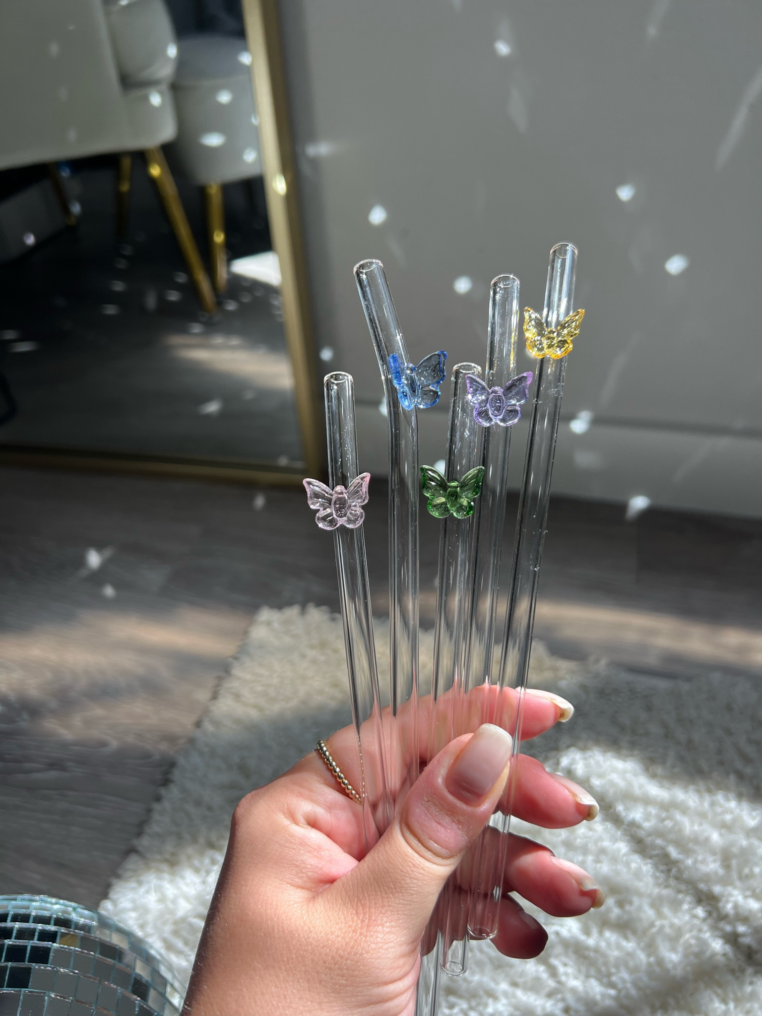 Glass straws with butterflies detail for spring, spring bar cart decor, spring amazon find, Easter basket find 

#LTKhome #LTKSeasonal #LTKunder50