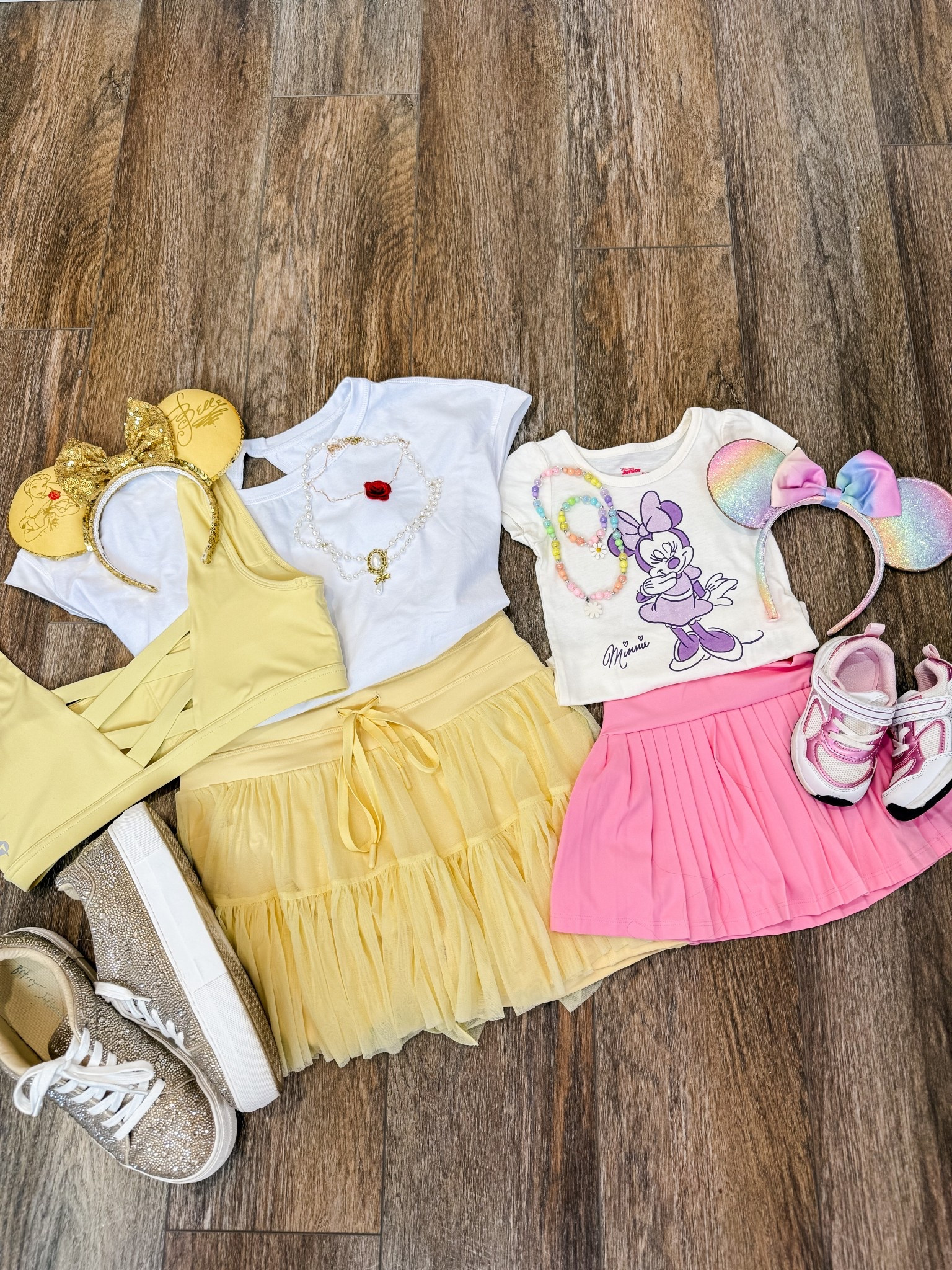 Day 2 in Disneyworld: Epcot mom and mini outfits 💛🌹 belle inspired 

Ella’s shirt is part of a set from TJ Maxx and her skirt is from Gymboree, but I’ve linked similar options! 

#LTKTravel #LTKFamily #LTKKids