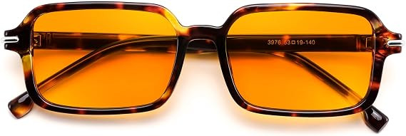 FEISEDY Trendy Rectangle Sunglasses for Womens Mens, Retro Small Narrow Thin Slim Square Sun Glas... | Amazon (US)