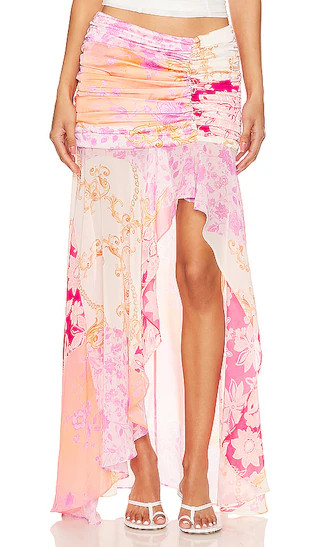 Tatiana Skirt in Medallion in Medallion Multi | Revolve Clothing (Global)