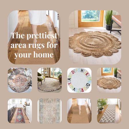 Area rugs are an important element for any room and often missing in many homes. Here is a curated list of the prettiest round and runner rugs ever 

#LTKhome #LTKstyletip