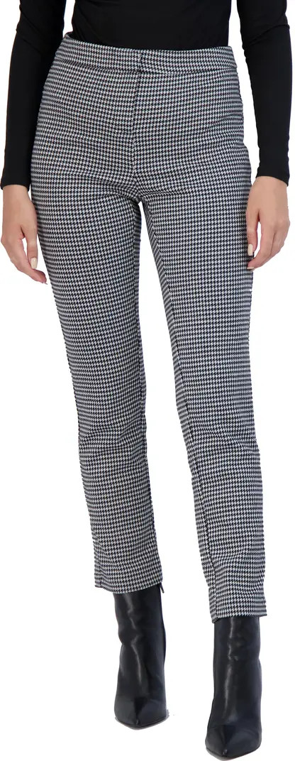 Houndstooth Straight Leg Pants | Nordstrom Rack