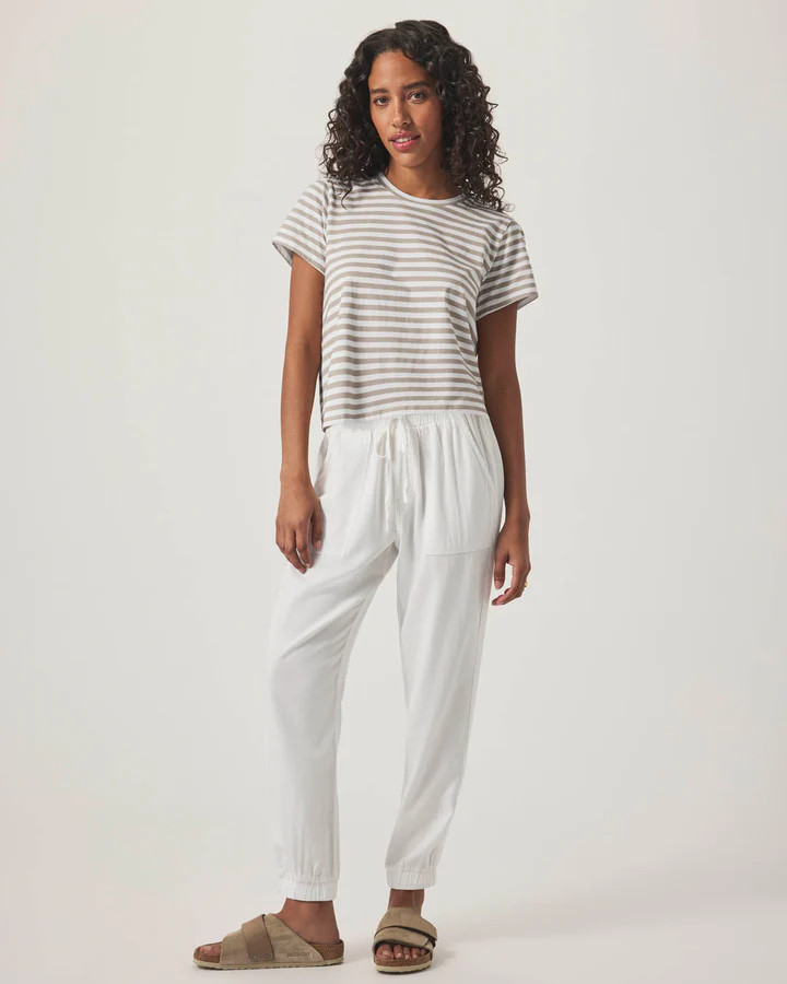 Louisa Short Sleeve Stripe Tee | Splendid | Splendid